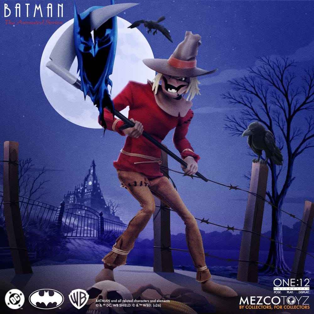 Batman: The Animated Series One:12 Collective Action Figur Skräcken 17 cm