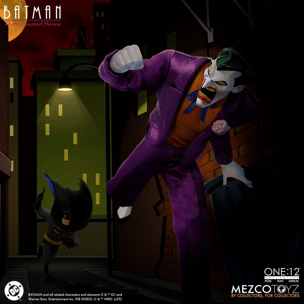 Batman: The Animated Series Action Figur 1/12 The Joker 17 cm Mezco Toys