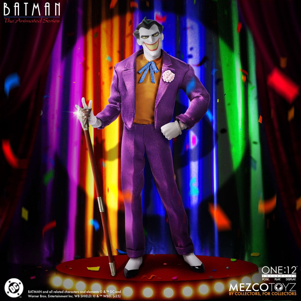 Batman: The Animated Series Action Figur 1/12 The Joker 17 cm Mezco Toys