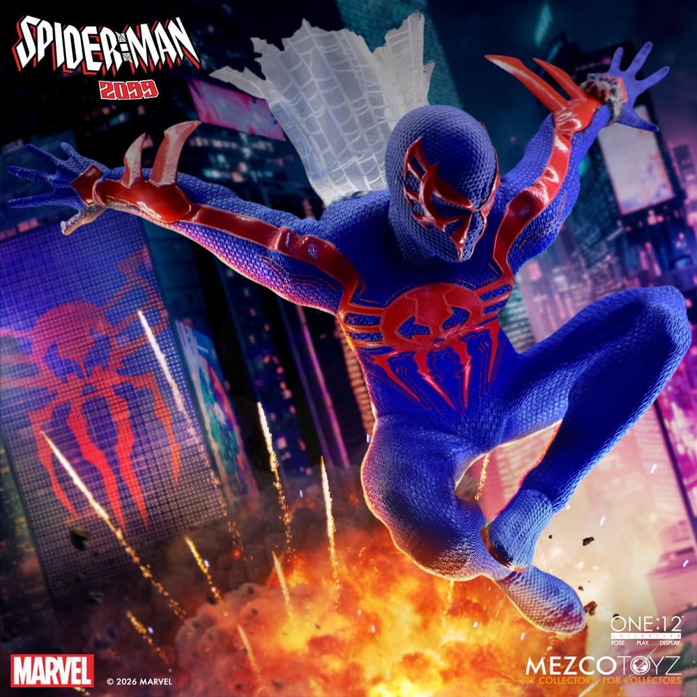 Marvel Comics One:12 Collective Action Figur 1/12 Spider-Man 2099, 17 cm