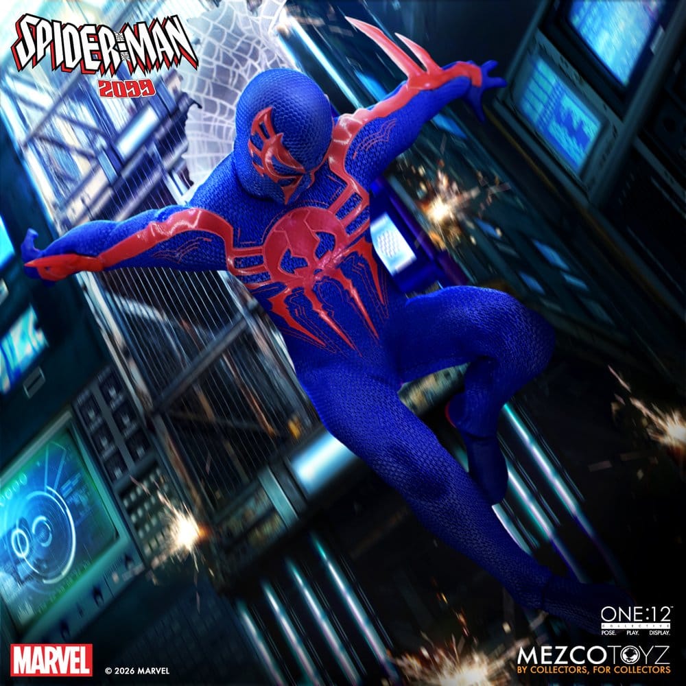 Marvel Comics One:12 Collective Action Figur 1/12 Spider-Man 2099, 17 cm