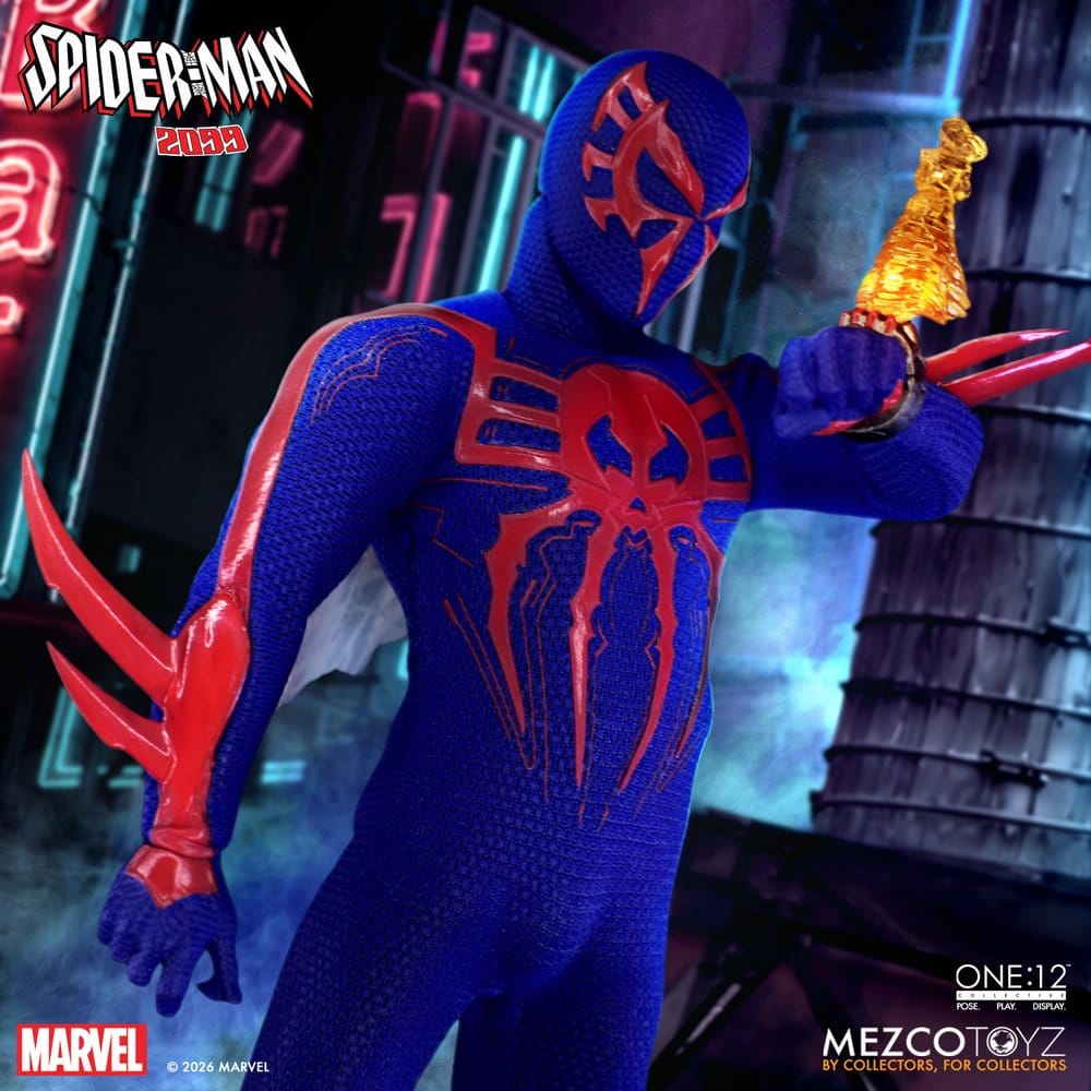 Marvel Comics One:12 Collective Action Figur 1/12 Spider-Man 2099, 17 cm