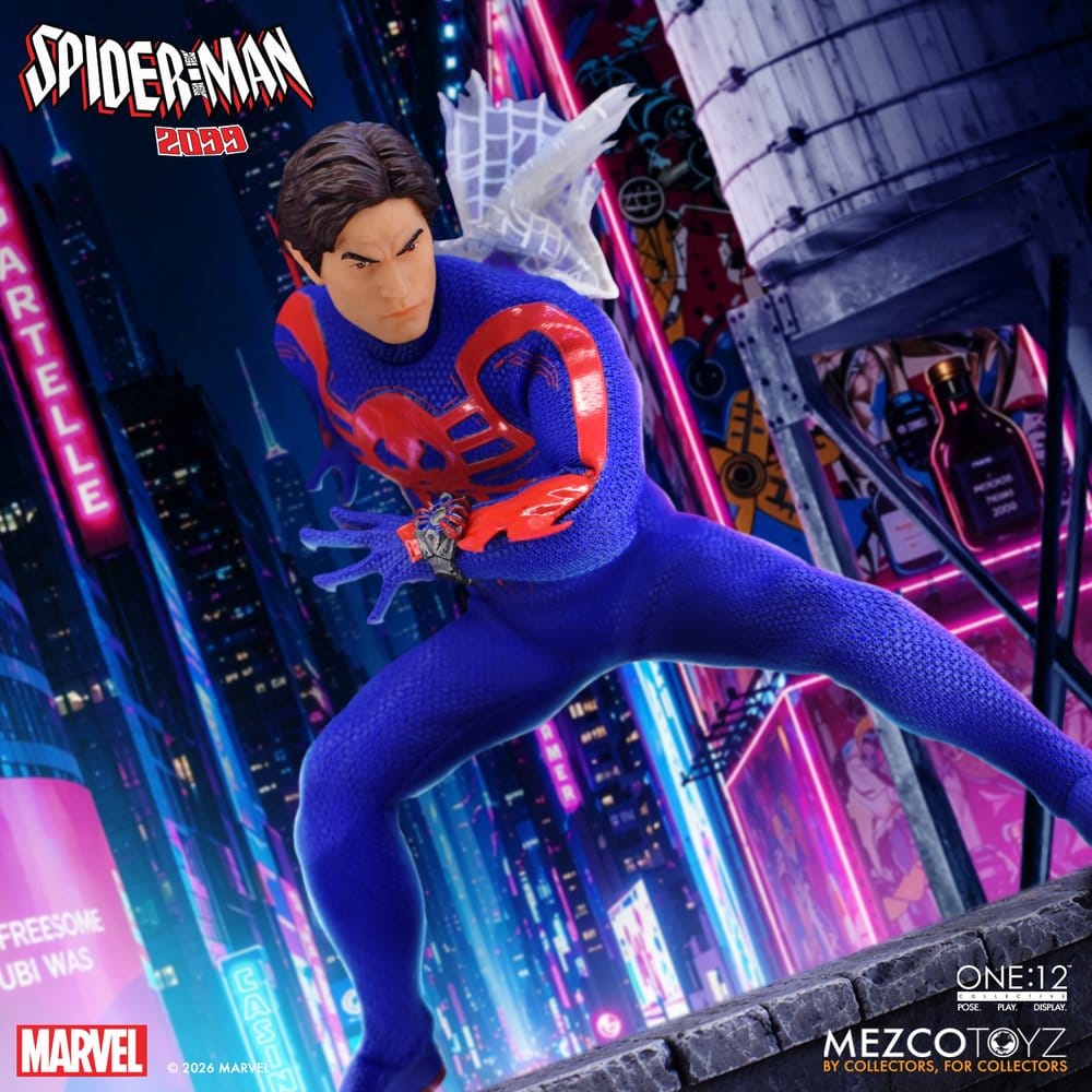 Marvel Comics One:12 Collective Action Figur 1/12 Spider-Man 2099, 17 cm