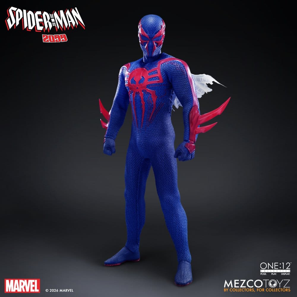 Marvel Comics One:12 Collective Action Figur 1/12 Spider-Man 2099, 17 cm