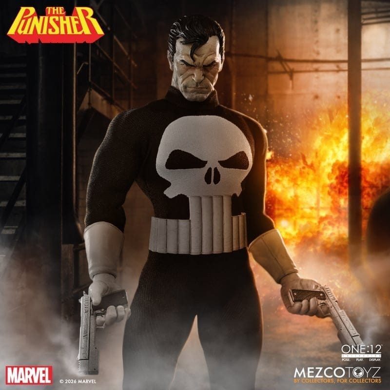 Marvel Comics One:12 Collective Action-figur 1/12 Punisher 17 cm