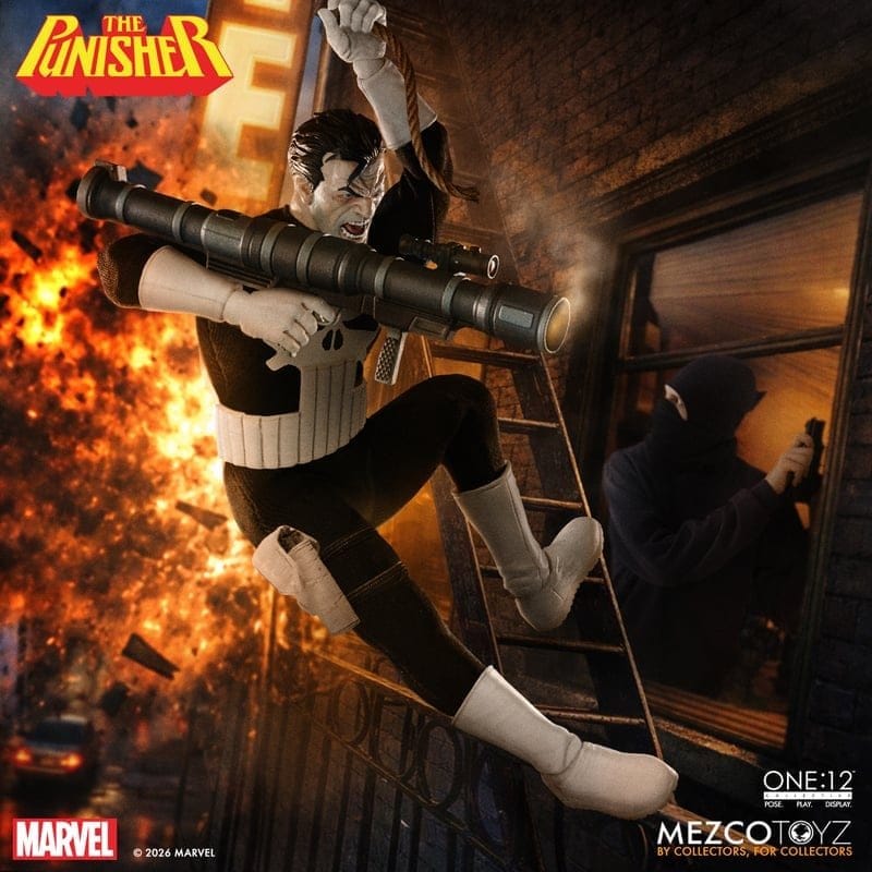 Marvel Comics One:12 Collective Action-figur 1/12 Punisher 17 cm
