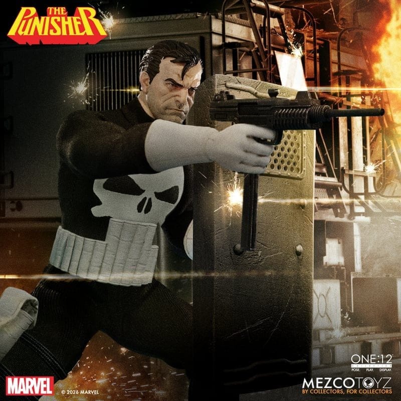 Marvel Comics One:12 Collective Action-figur 1/12 Punisher 17 cm