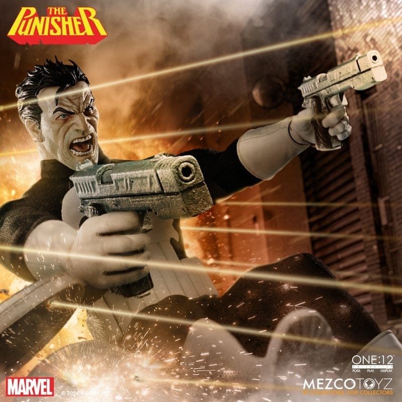 Marvel Comics One:12 Collective Action-figur 1/12 Punisher 17 cm