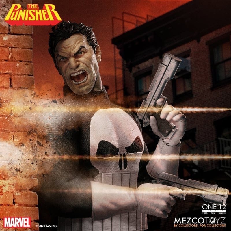 Marvel Comics One:12 Collective Action-figur 1/12 Punisher 17 cm