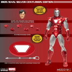 Marvel Action Figur 1/12 Iron Man (Silver Centurion Edition) 16 cm Mezco Toys
