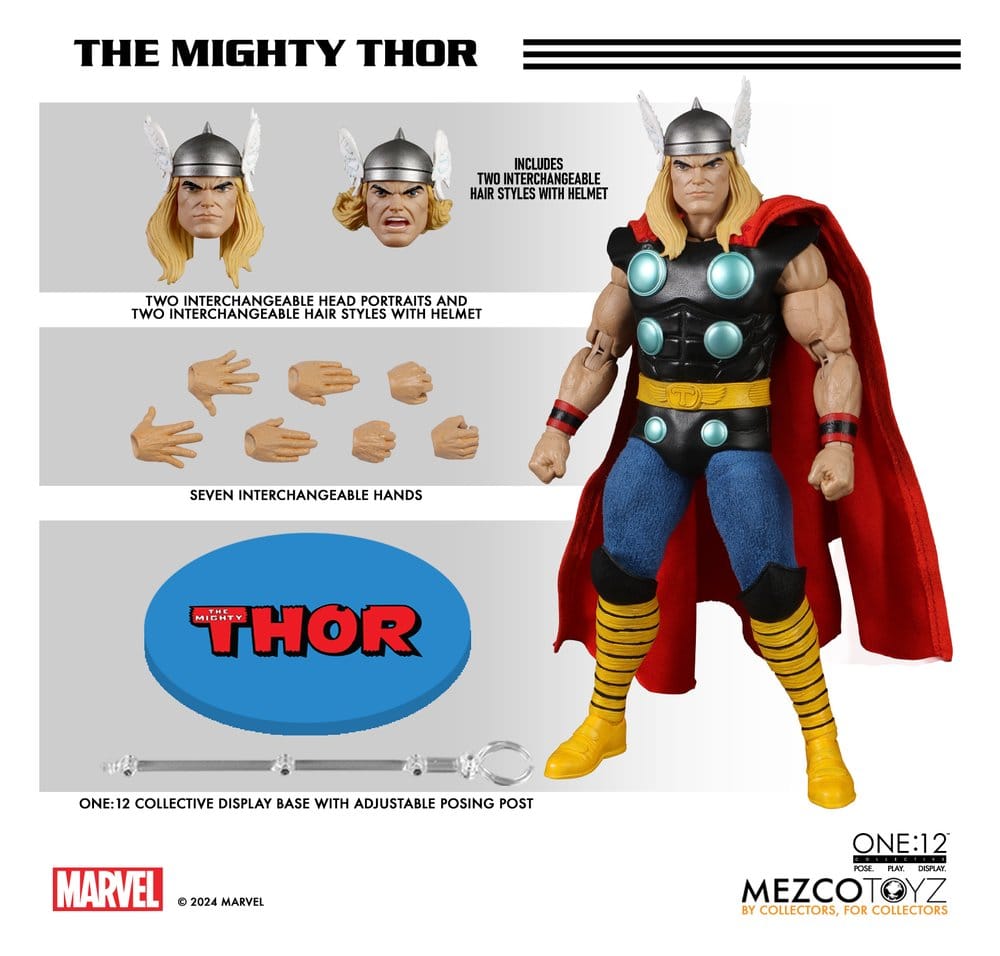 Marvel One:12 Collective Actionfigur 1/12 The Mighty Thor, 17 cm