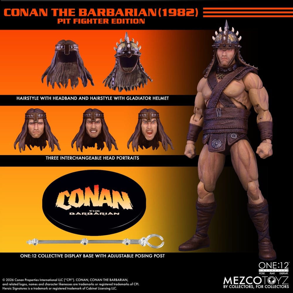 Conan Barbaren One:12 Collective Actionfigur 1/12 Conan (Pit Fighter Edition) 16 cm