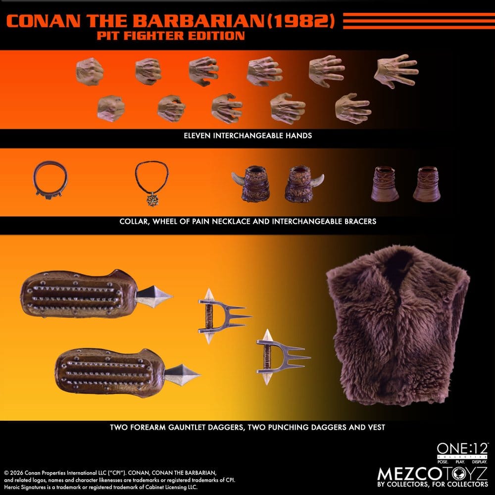 Conan Barbaren One:12 Collective Actionfigur 1/12 Conan (Pit Fighter Edition) 16 cm