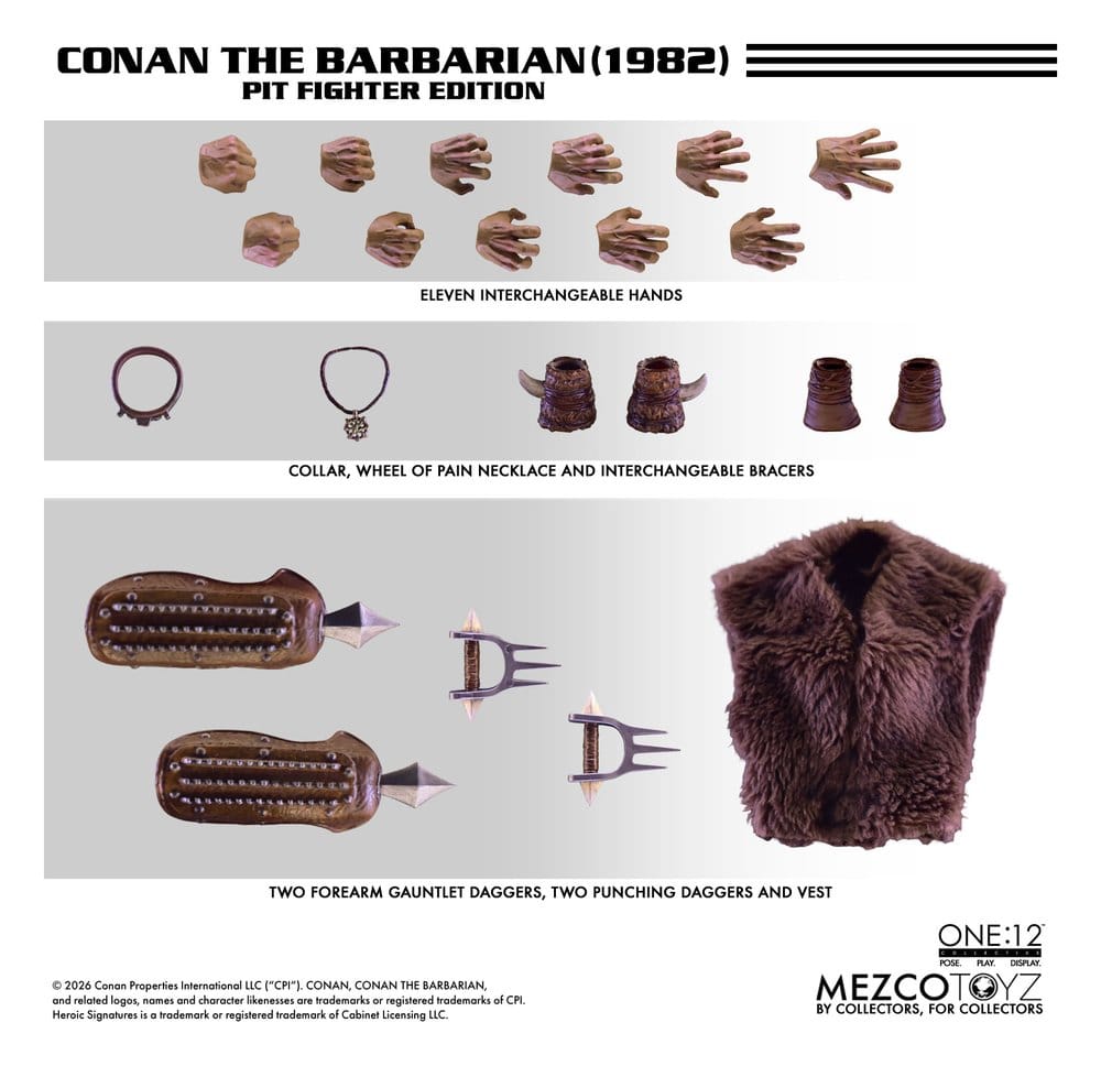 Conan Barbaren One:12 Collective Actionfigur 1/12 Conan (Pit Fighter Edition) 16 cm