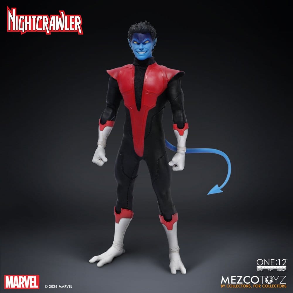 Marvel X-Men One:12 Collective Action Figur 1/12 Nightcrawler 16 cm