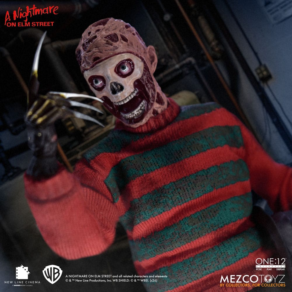 Nattmardröm på Elm Street Actionfigur 1/12 Freddy Krueger 17 cm