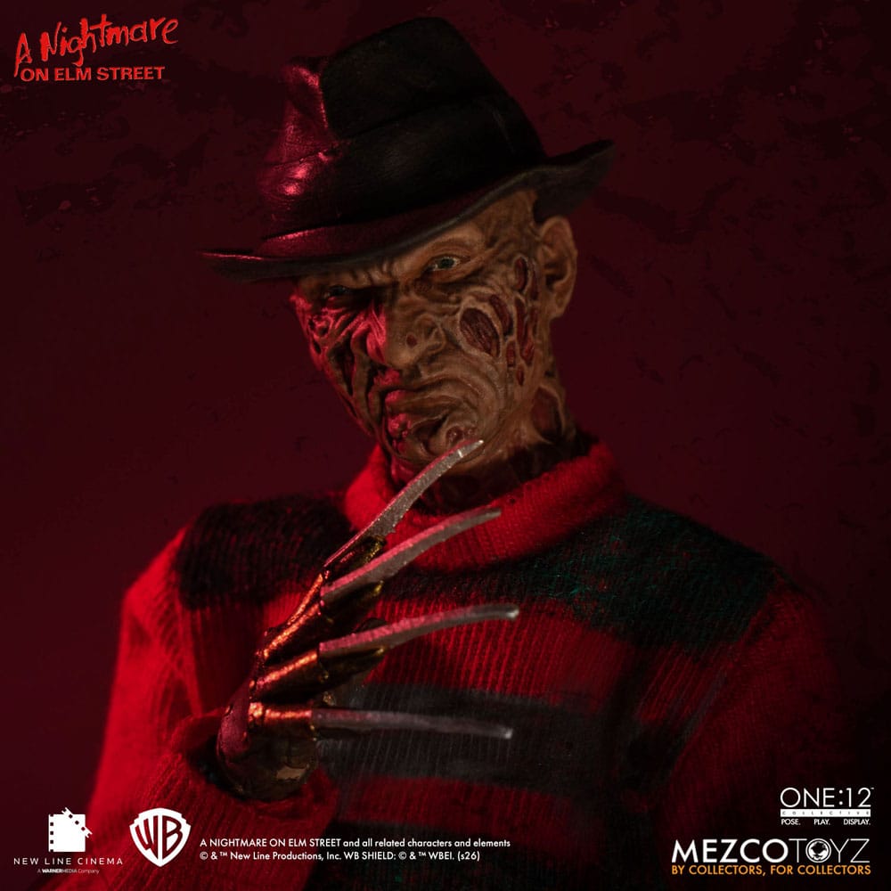 Nattmardröm på Elm Street Actionfigur 1/12 Freddy Krueger 17 cm