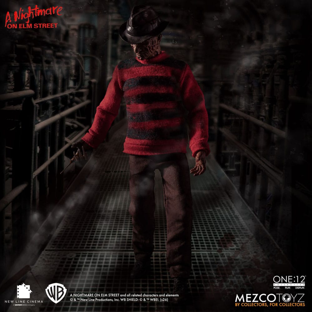 Nattmardröm på Elm Street Actionfigur 1/12 Freddy Krueger 17 cm
