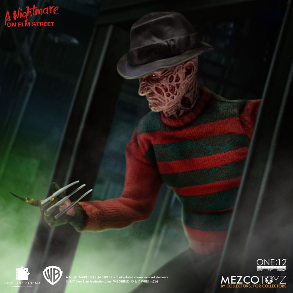 Nattmardröm på Elm Street Actionfigur 1/12 Freddy Krueger 17 cm
