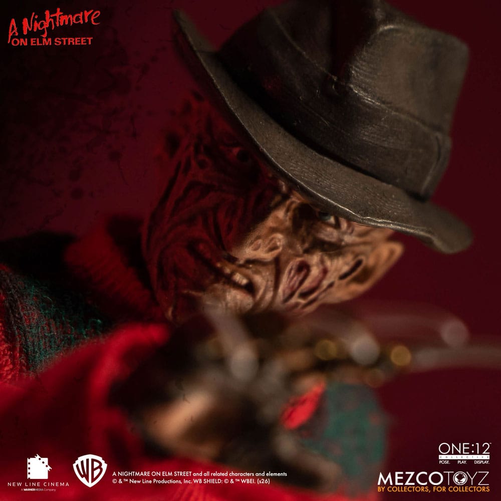Nattmardröm på Elm Street Actionfigur 1/12 Freddy Krueger 17 cm