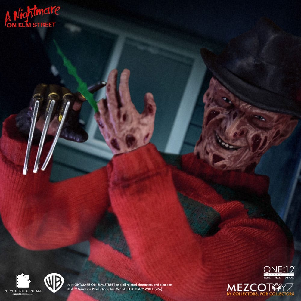 Nattmardröm på Elm Street Actionfigur 1/12 Freddy Krueger 17 cm