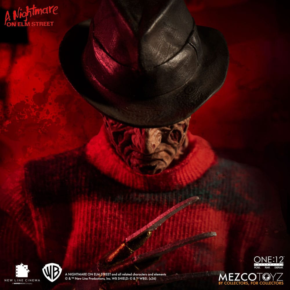 Nattmardröm på Elm Street Actionfigur 1/12 Freddy Krueger 17 cm