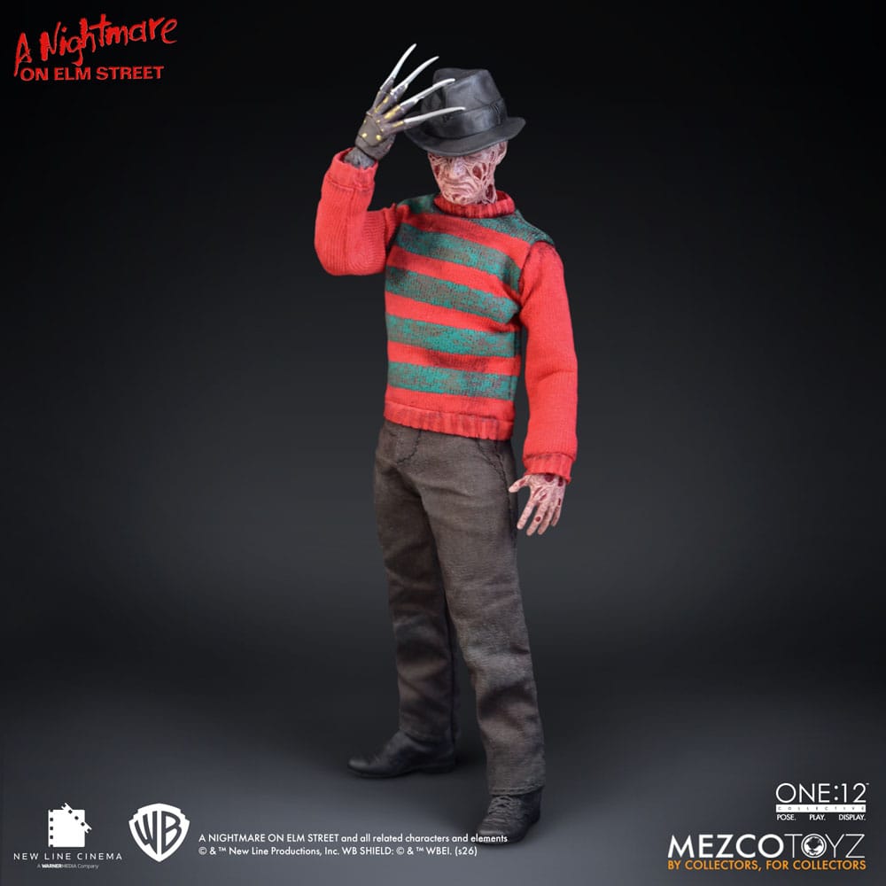 Nattmardröm på Elm Street Actionfigur 1/12 Freddy Krueger 17 cm