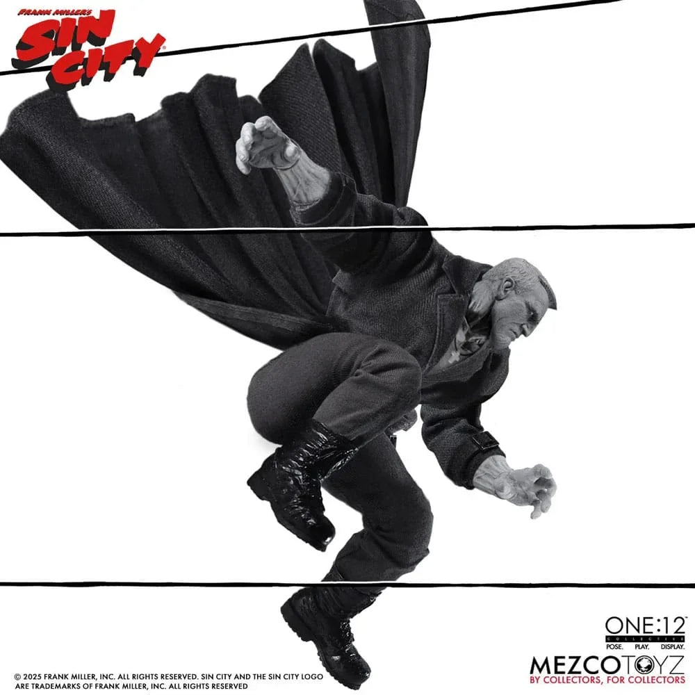 Sin City Action Figur 1/12 Marv 17 cm – En Brutal Anti-Hjälte Mezco Toys