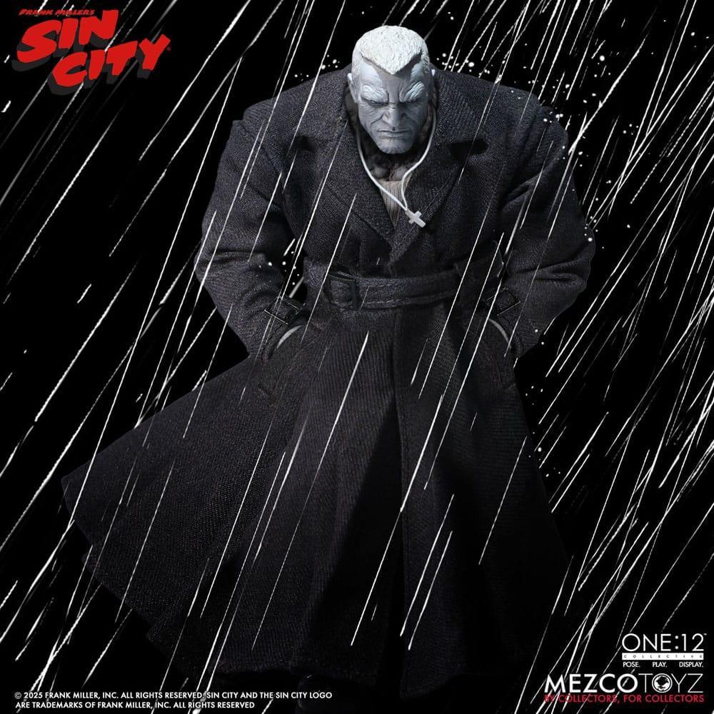 Sin City Action Figur 1/12 Marv 17 cm – En Brutal Anti-Hjälte Mezco Toys
