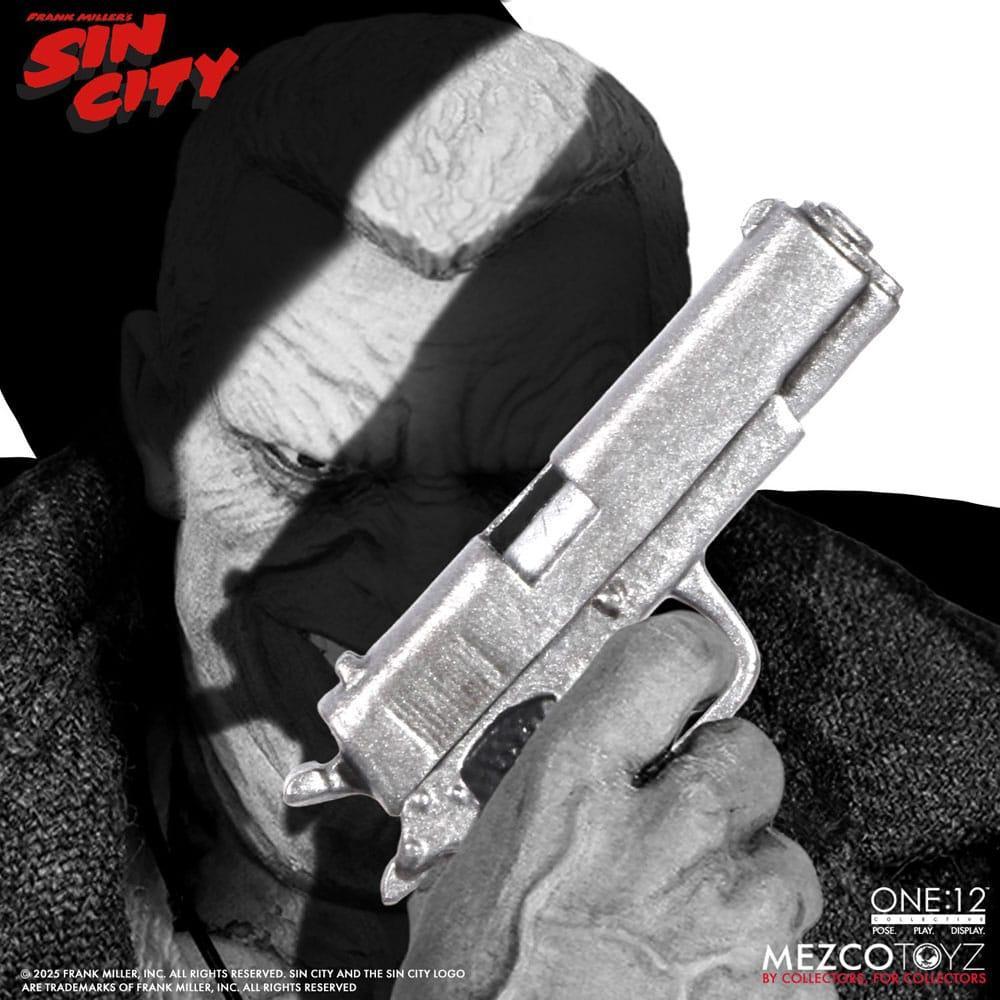 Sin City Action Figur 1/12 Marv 17 cm – En Brutal Anti-Hjälte Mezco Toys