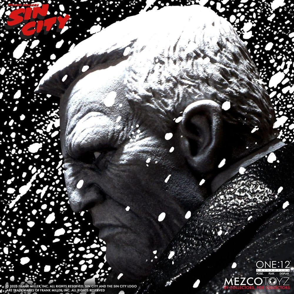 Sin City Action Figur 1/12 Marv 17 cm – En Brutal Anti-Hjälte Mezco Toys