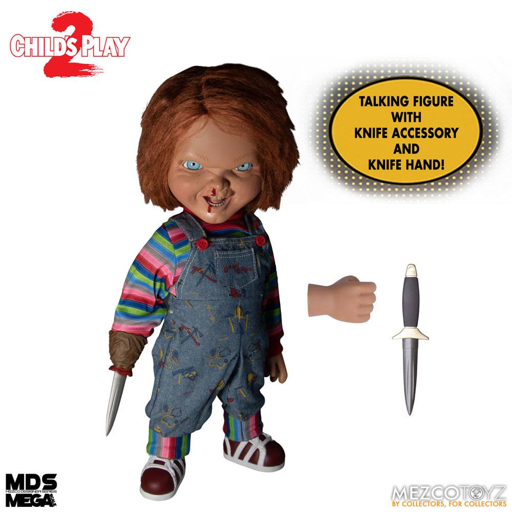 Child´s Play 2 Designer Series Talking Menacing Chucky 38 cm