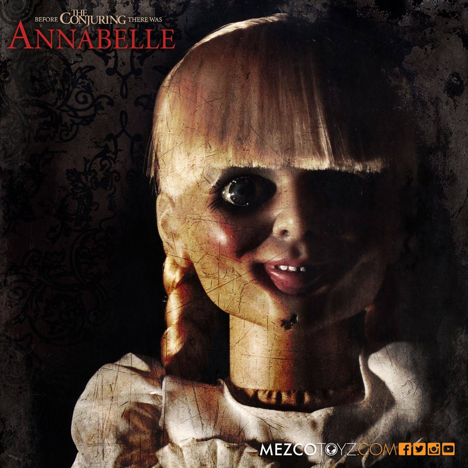 The Conjuring Skalenlig Rekvisitareplika Annabelle Docka 46 cm