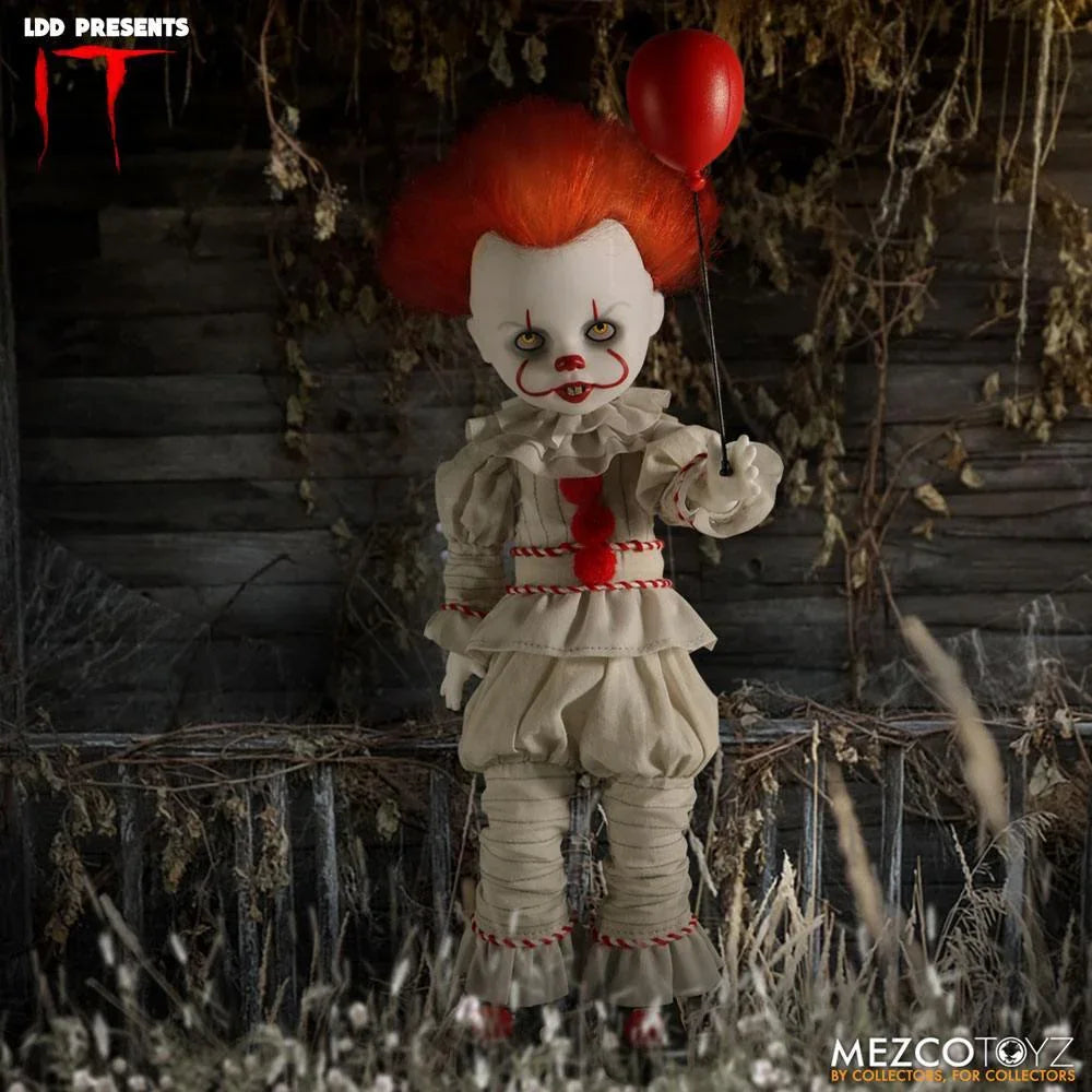 Living Dead Dockor Pennywise 25 cm Mezco Toys