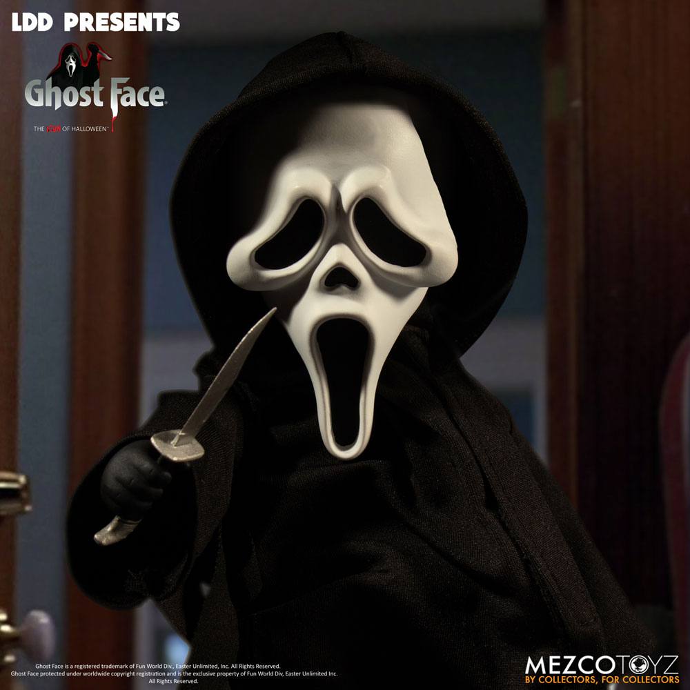 Scream Living Dead Dolls Docka Ghost Face 25 cm Mezco Toys