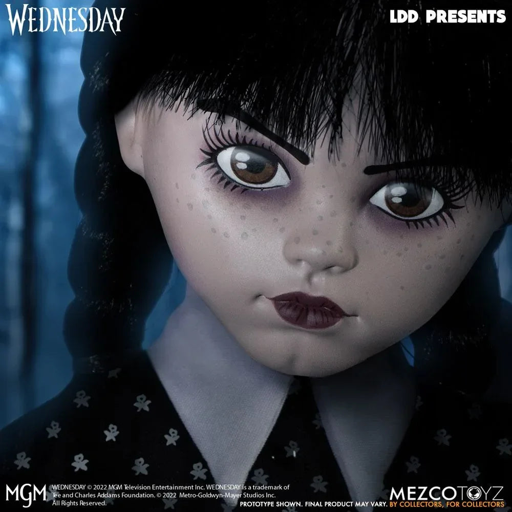 Wednesday Living Dead Dolls - Wednesday Addams 25 cm Mezco Toys