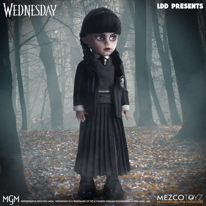 Wednesday LDD Presents Docka Wednesday Nevermore Academy Uniform 25 cm Mezco Toys
