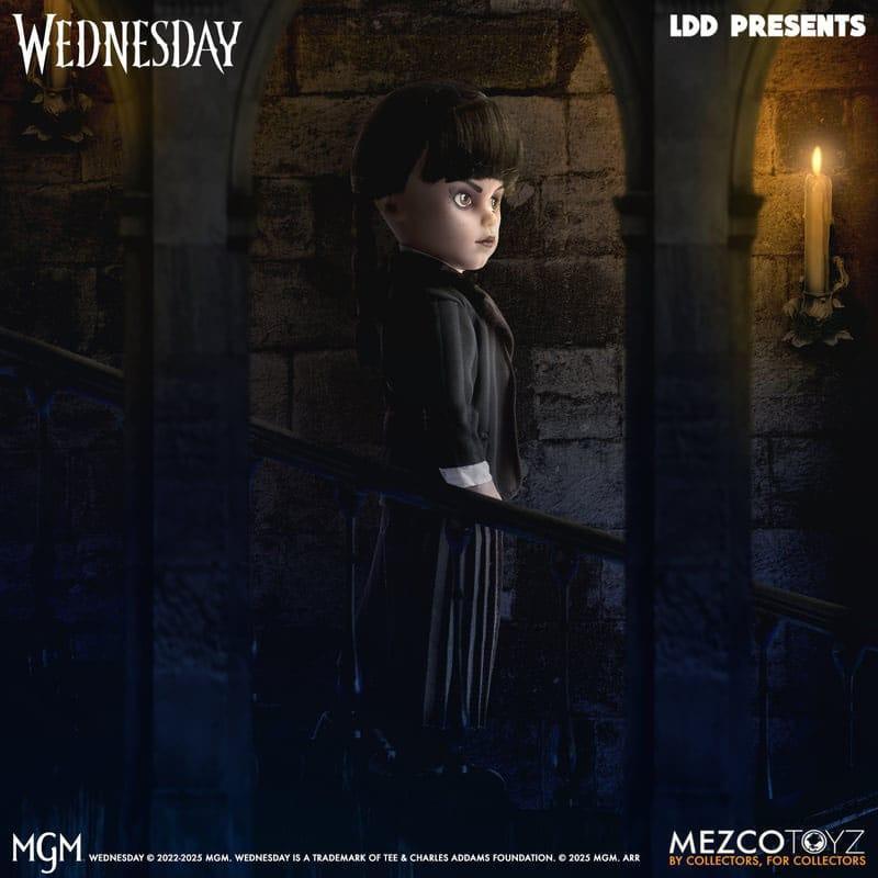 Wednesday LDD Presents Docka Wednesday Nevermore Academy Uniform 25 cm Mezco Toys