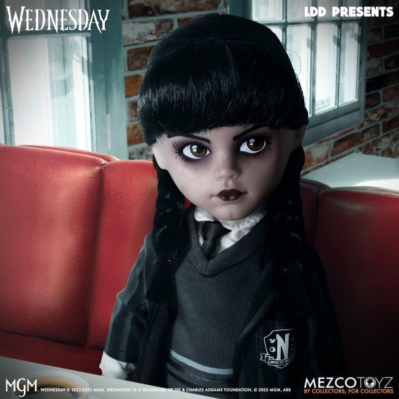 Wednesday LDD Presents Docka Wednesday Nevermore Academy Uniform 25 cm Mezco Toys