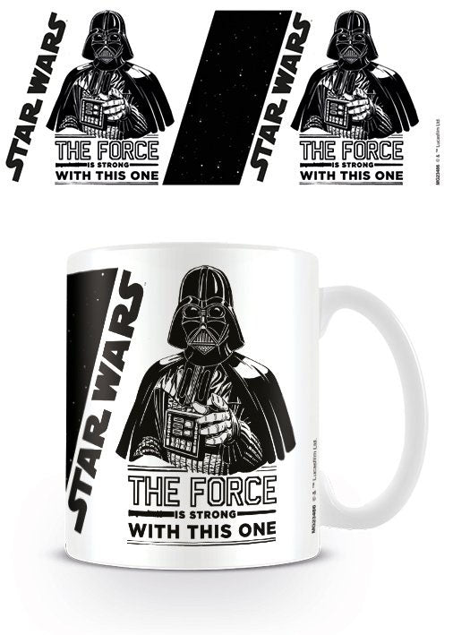 Star Wars Mug The Force Is Strong - Högkvalitativ Keramikkopp Pyramid International