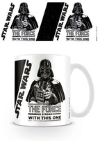 Star Wars Mug The Force Is Strong - Högkvalitativ Keramikkopp Pyramid International