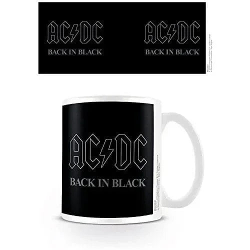 AC/DC Mug Back in Black - högkvalitativ keramikkopp Pyramid International