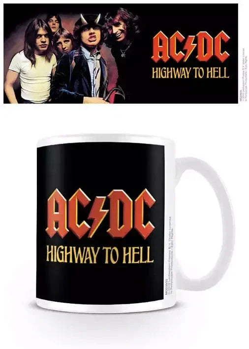 AC/DC Mug Highway to Hell – Kvalitetskeramik för Fans Pyramid International