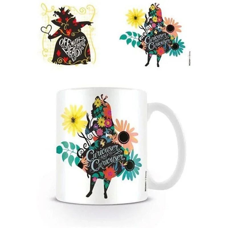 Disney Mug Alice i Underlandet Curiouser - Högkvalitativ Keramikkopp Pyramid International