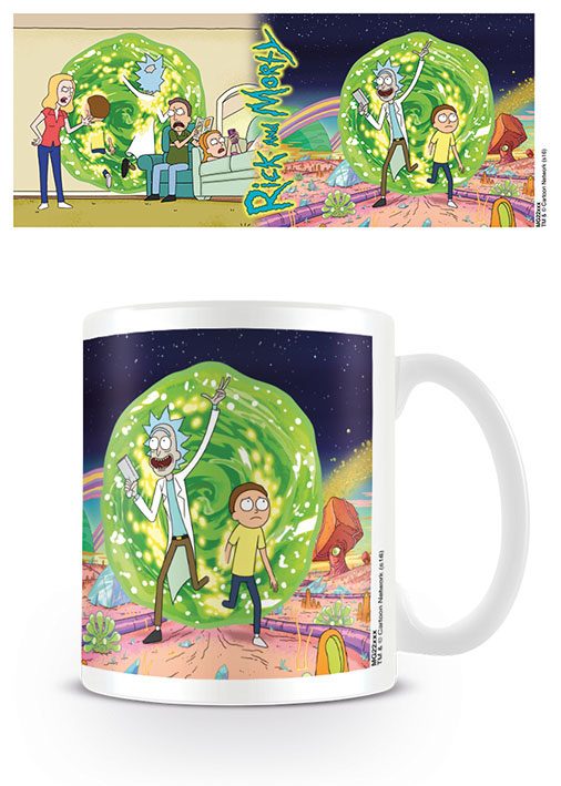 Rick and Morty Mug Portal - Keramisk Mugg med Unik Design Pyramid International