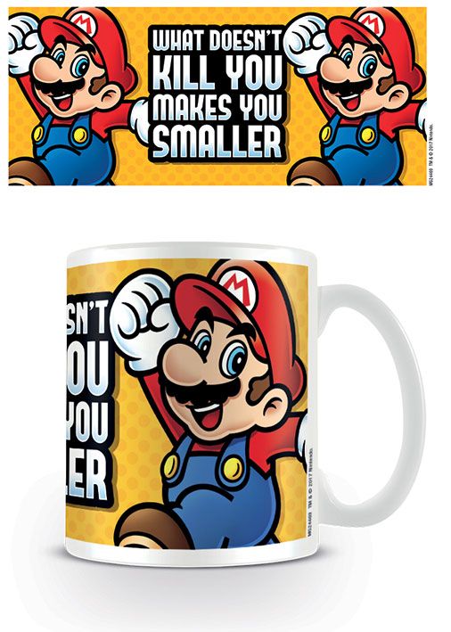 Super Mario Mug Makes You Smaller - Kvalitetskeramisk Mugg Pyramid International