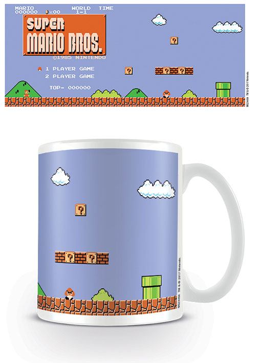 Super Mario Bros. Mug Retro - Kaffe- och Te-älskare Pyramid International