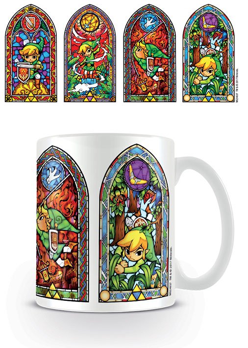 Legend of Zelda Mug Stained Glass - Högkvalitativ Keramisk Mugg Pyramid International