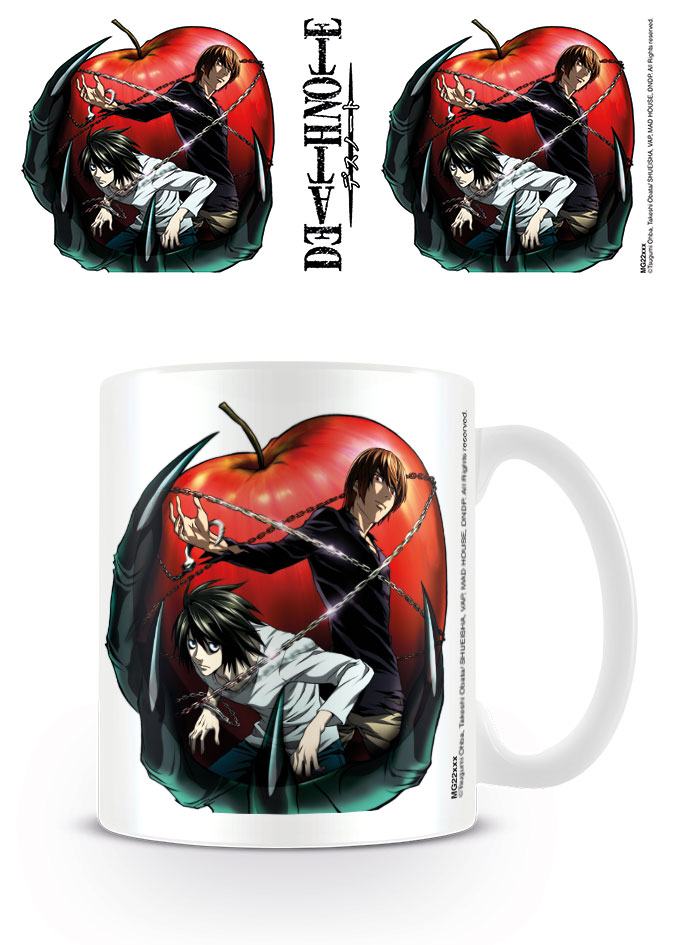 Death Note Mug Apple - Högkvalitativ Keramikkopp Pyramid International