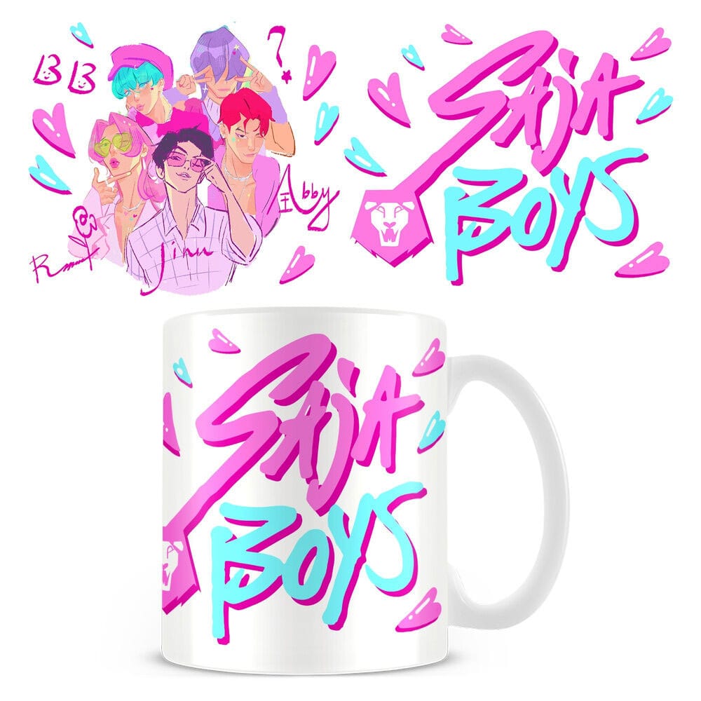 KPop Demon Hunters Mug Saja Boys - Högkvalitativ Keramikkopp Pyramid International